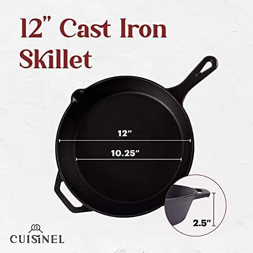 Cuisinel skillet cooking over an open campfire