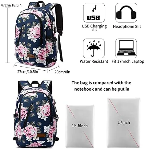 The CAFELE 17.3 Inch Laptop Backpack for Women Business Travel,Computer Purse compared in context