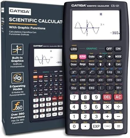 CATIGA Scientific Calculators with Graphic Functions, Graphing Calculators with Multiple Modes, Scientific Calculators for Review: Tested and Rated