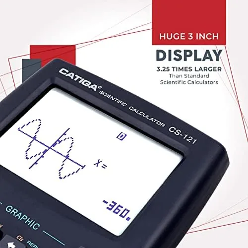 The CATIGA Scientific Calculators with Graphic Functions, Graphing Calculators with Multiple compared in context