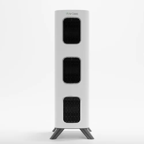 Overview of the Air Oasis iAdaptAir 2.0 H13 HEPA Filter Air Purifier Reduces