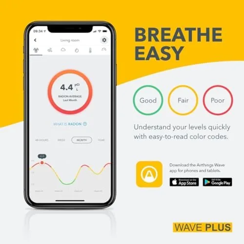 Testing the Airthings 2930 Wave Plus - Radon & Air Quality Monitor over two weeks