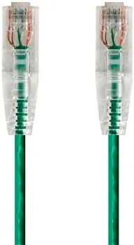 The Monoprice Cat6 Ethernet Patch Cable - Snagless, Stranded, 550MHz, UTP compared in context