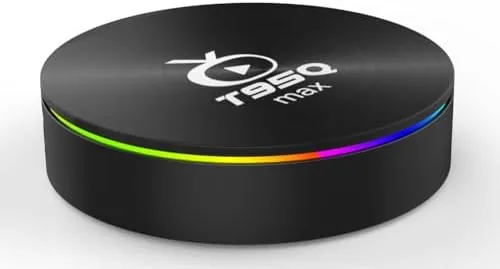 Detail shot of the Android 11.0 T95Q max Amlogic S905X4 with 4GB RAM 32GB features