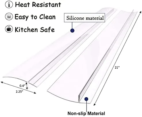 Close view of the wedge profile of the silicone gap cover in place