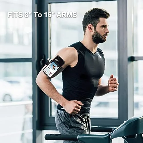 The armband worn during a gym workout session