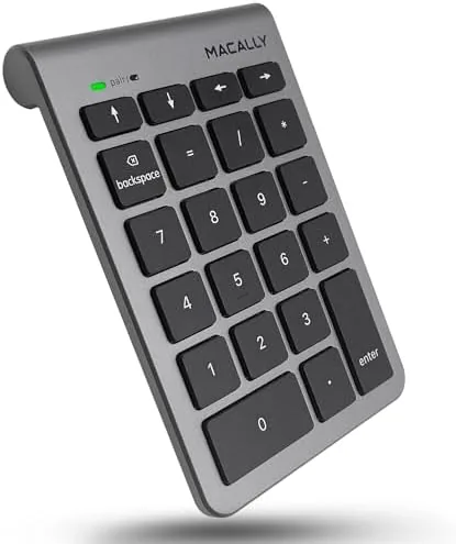 Overview of the Macally Bluetooth Number Pad for Laptop - Wireless Numeric Keypad