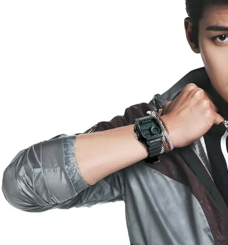 Another view of the PASOY Men's Digital Sport Watch Waterproof Dual Time Stopwatch Countdown