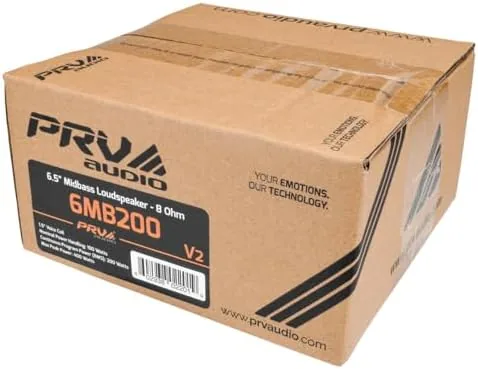 The PRV AUDIO 6.5 Inch Midbass Speaker 6MB200 v2 8 Ohm compared in context