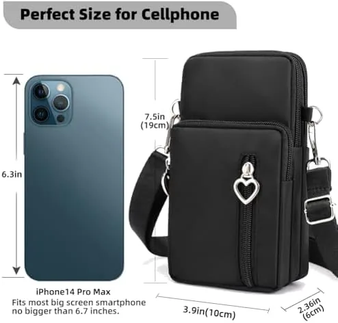 The Small Crossbody Bag for Women - Mini Phone Purses with in real use