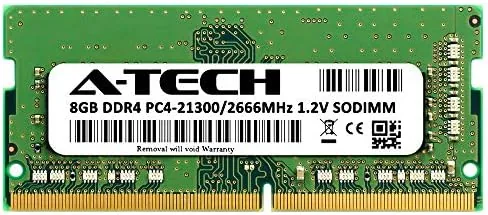 Close up of the memory chips and gold contacts on the SODIMM