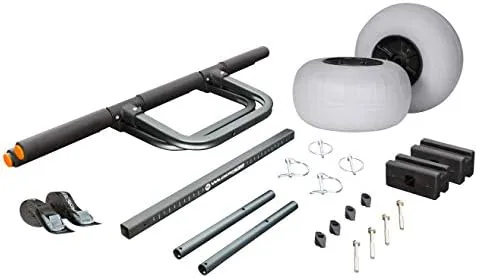 Comparison of the Wilderness Systems cart with lightweight and inflatable models