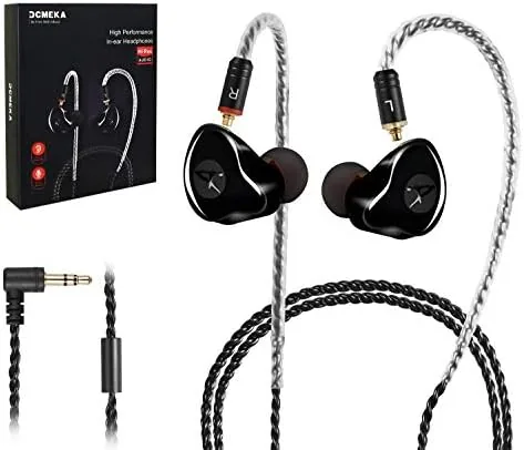 Dual Dynamic Driver IEM Earphones, HiFi Stereo In Ear Monitor Headphones | Wired Earbuds Review: Tested and Rated