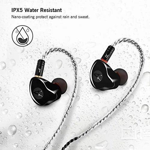 The Dual Dynamic Driver IEM Earphones, HiFi Stereo In Ear Monitor in real use