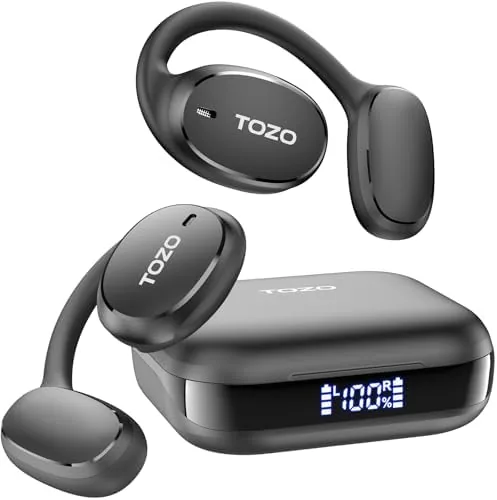 TOZO OpenEgo Open Ear Earbuds 80H Bluetooth 5.3 Headphones Sport Earbuds | Open Ear Review: Tested and Rated