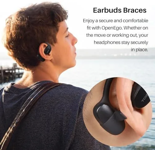 Testing the TOZO OpenEgo Open Ear Earbuds 80H Bluetooth 5.3 Headphones Sport over two weeks