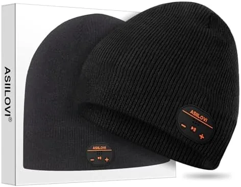 Overview of the Bluetooth Beanie, Double-Layer Wool Lining Bluetooth Hat Beanie for Men/Women/Teens/Family