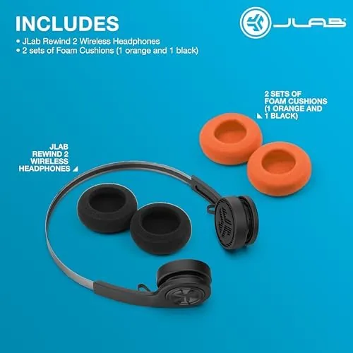 Testing the JLab, Rewind 2, Retro Wireless on-Ear Headphones, Bluetooth multipoint, EQ3 over two weeks
