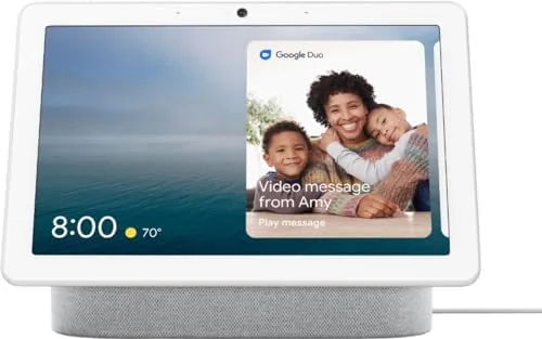 A video call in progress using the wide-angle camera
