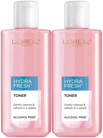 L'Oreal Paris Skincare HydraFresh Toner Face Toner with Pro-Vitamin B5 for a Smoother, Brighter Review: Tested and Rated