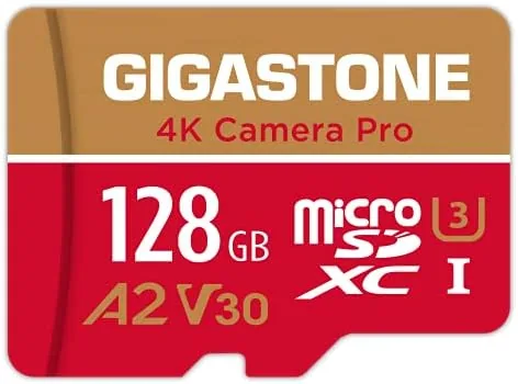Overview of the 【5-Years Data Recovery】 GIGASTONE 128GB Micro SD Card, 4K Video