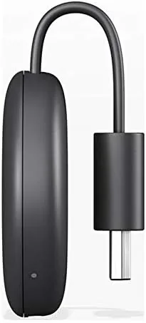 A phone showing the Cast icon next to a television playing a stream
