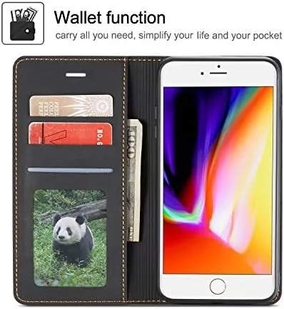 Close look at the QLTYPRI Case for iPhone SE 2022 5G/SE 2020/8/7, Premium PU build quality