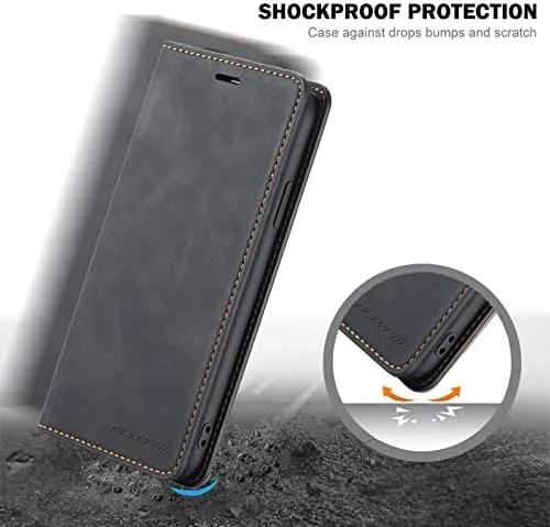 Another view of the QLTYPRI Case for iPhone SE 2022 5G/SE 2020/8/7, Premium PU
