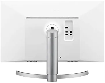 Unboxing the LG monitor with the panel, stand, and cables