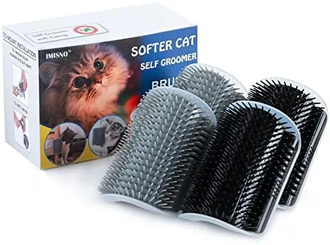 Cat Self Groomer with Catnip Pouch Review: A Corner Scratcher Cats Actually Use