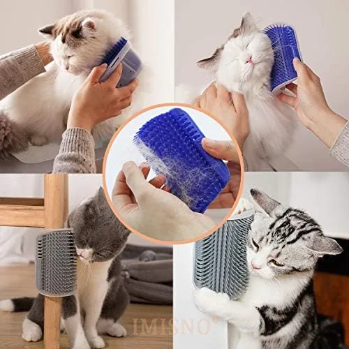 Unboxing the cat groomer showing the bristle unit and mounting hardware