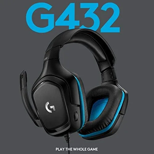 A close up of the Logitech G432 ear cup and memory foam pad
