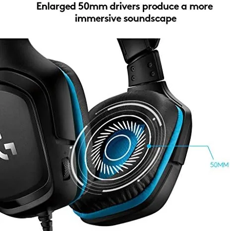 A gamer wearing the Logitech G432 headset during a competitive match