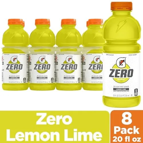 Testing the Gatorade Zero Sugar Thirst Quencher Sports Drinks, Lemon-Lime, 20 Ounce over two weeks