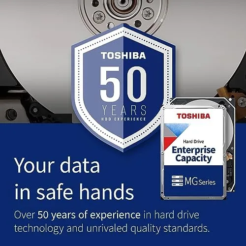 Another view of the Toshiba 14TB SATA 512e 256MB Cache 7200RPM 3.5" SATA 6.0Gb/s