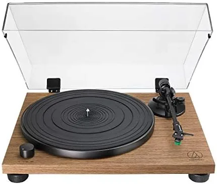 Audio-Technica AT-LPW40WN Fully Manual Belt-Drive Turntable, 2 Speeds, Dynamic Anti-Skate Control, Carbon-Fiber Tonearm Walnut Review: Tested and Rated