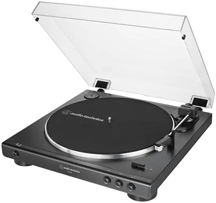 The Audio-Technica At-LP60X-BW Fully Automatic Belt-Drive Stereo Turntable, Hi-Fi, 2 Speed compared in context