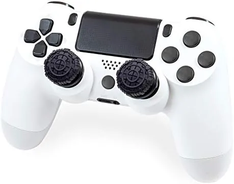 A close-up of the convex Nightfall thumbstick surface showing its texture