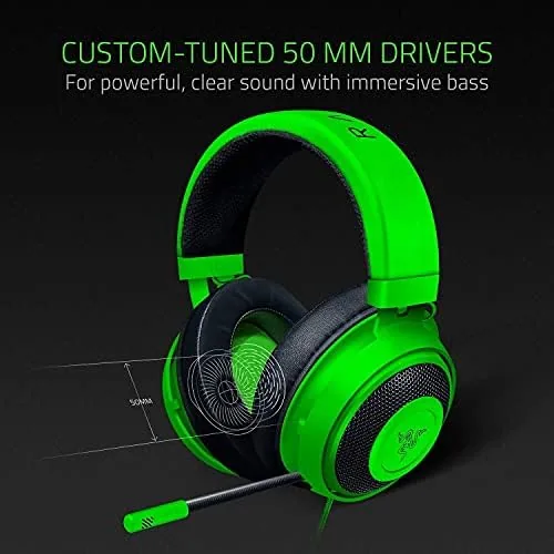 The 3.5 mm cable connection on the Razer Kraken headset