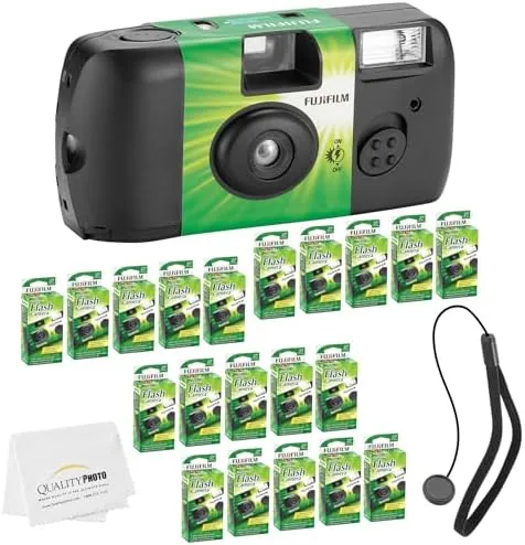 The Fujifilm QuickSnap Flash 400 Disposable 35mm Camera (1 Pack) Bonus compared in context