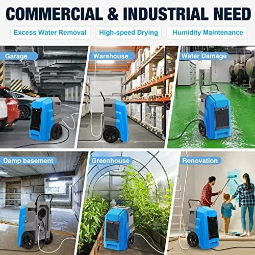 Testing the 180Pints Commercial Dehumidifier with Pump and Drain Hose, LGR Portable over two weeks