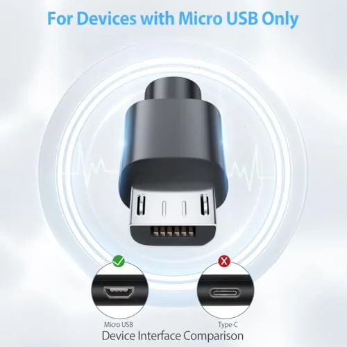 The Micro USB Cable,Fire Tablet Charger for Samsung Galaxy,Sony,Moto,TV Stick,Speaker,PS4 Charging in real use