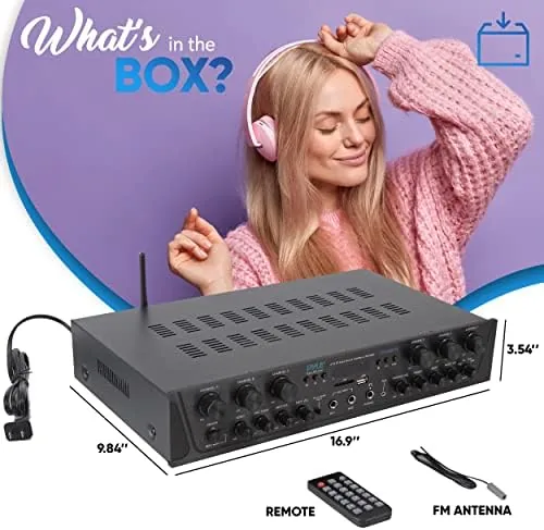 Testing the Pyle Bluetooth Home Audio Amplifier - 6 Channel Stereo Receiver over two weeks