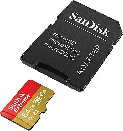 The SanDisk 1TB Extreme package with the adapter and card holder