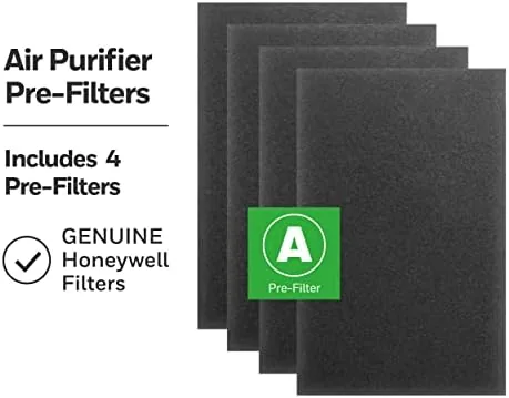 Close look at the Honeywell Air Purifier Carbon Pre-Filter, HRF-A100 4 Count (Pack of 1) build quality
