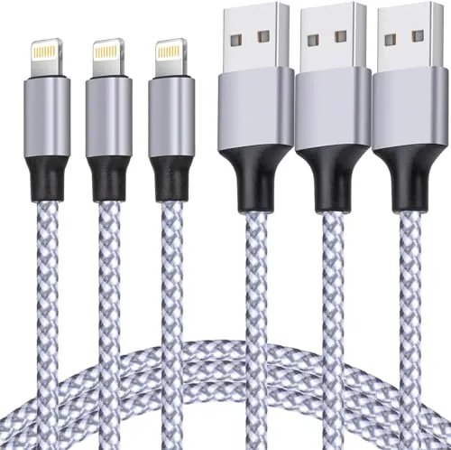 6 Foot iPhone Lightning Cable 3 Pack Review: Braided Cords That Survive Real Life