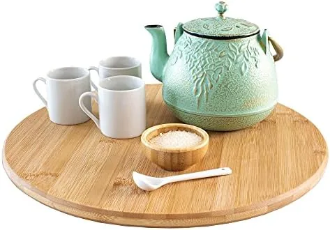 TB Home Bamboo Lazy Susan Review: A 14 Inch Turntable That Organizes the Kitchen