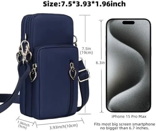 The Small Crossbody Bag for Women - Mini Phone Purses with in real use