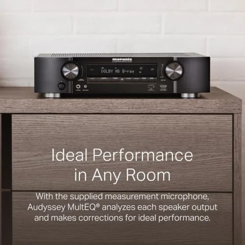 The Marantz NR1510 UHD AV Receiver , Slim 5.2 Channel Home in real use