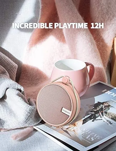 The INSMY C12 IP67 Waterproof Shower Bluetooth Speakers Portable Small Speaker in real use